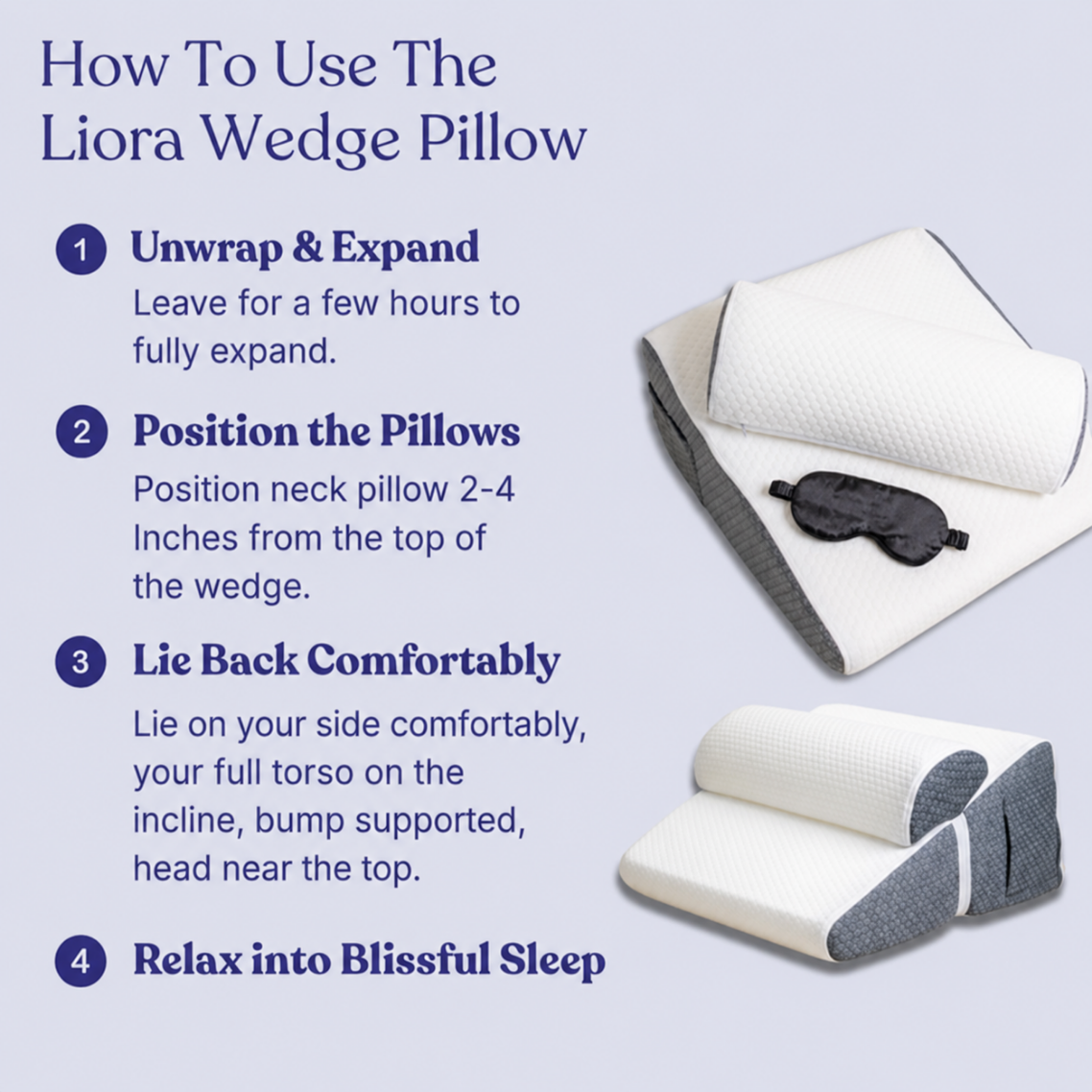 Liora Pregnancy Heartburn Wedge Pillow™